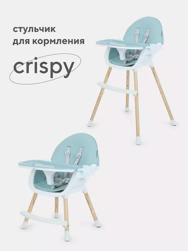 Стульчик для кормления Mowbaby Crispy blue