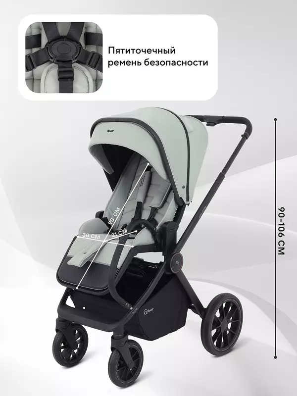 Коляска 2 в 1 Rant Falcon Neo Sage